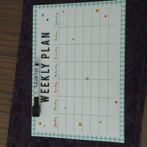 Magnetic 8"X 11 3/4" Quartet Weekly Planner with Dry Erase Marker